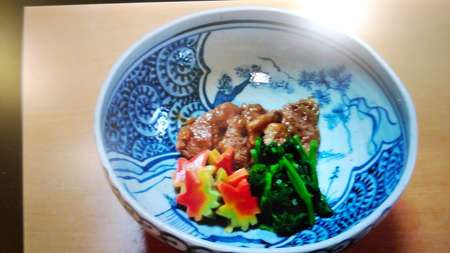 預け鉢 紅葉の生麩 粟麩